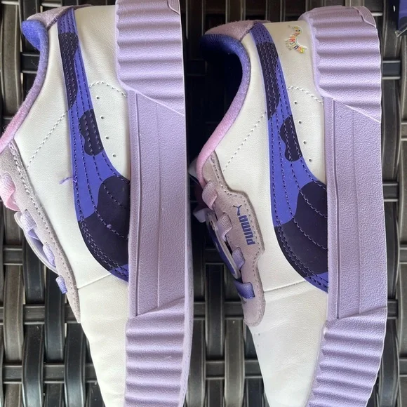 Puma Kids Sneakers - White and Purple - Picture 4 of 4